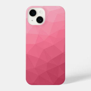 Coque Pour iPhone 14 Motif de maillage géométrique rose rose clair