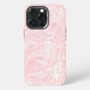 Etui iPhone 13 Pro Motif de marbre rose sans couture