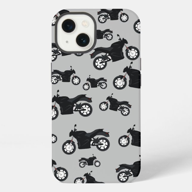 Coque iPhone Motif de moto (Verso)