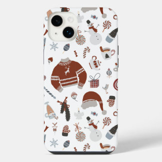 Motif de Noël rétro
