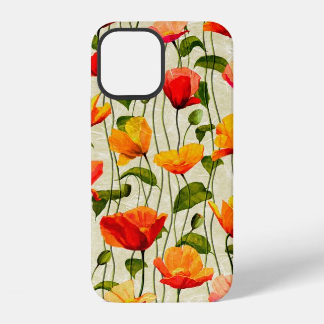 Coque iPhone Motif de papillons numériques (Verso)