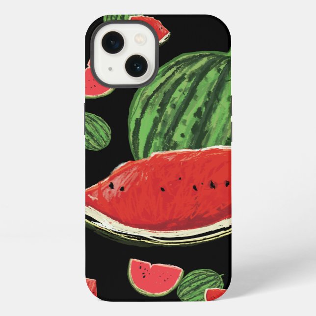 Coque iPhone Motif de pastèques (Verso)