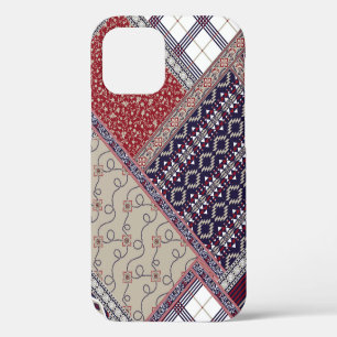 Coque iPhone 12 Motif de patchwork sans faille sur patchwork de ma