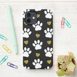 Coque iPhone 12 Motif De Pâtes, Pâtes De Chien, Pâtes Blanches, Co