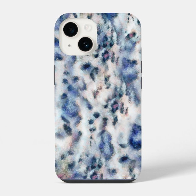 Coque iPhone Motif de peau à impression d'animal léopard des ne (Verso)