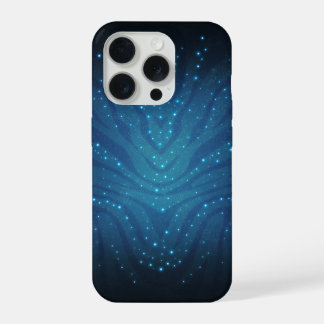 Coque iPhone 15 Pro Motif de peau d'alien bleu bioluminescent - Avatar