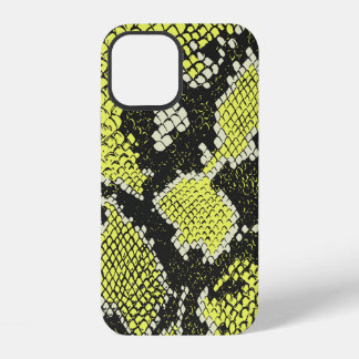 Coque iPhone 12 Motif de peau de serpent vintage sans couture. Les