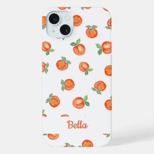 Coque iPhone 15 Plus Motif de pêche d'été doux