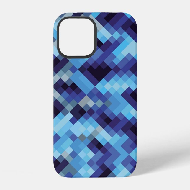 Coque iPhone  motif de pixel abstrait arrière-plan pixel,abstra (Verso)