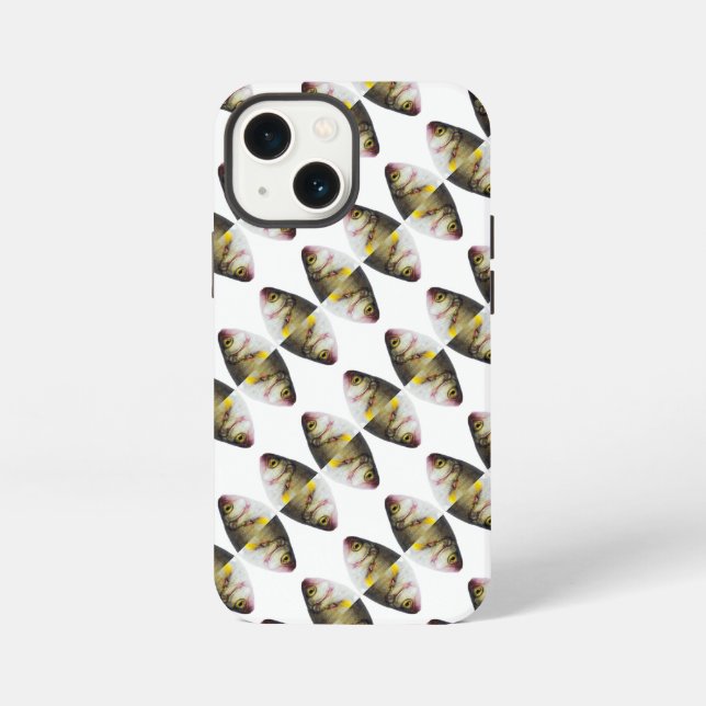 Coque iPhone motif de poisson Abstrait (Verso)