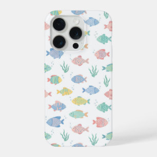 Coque iPhone 15 Pro Motif de poissons tropicaux colorés Tulimet