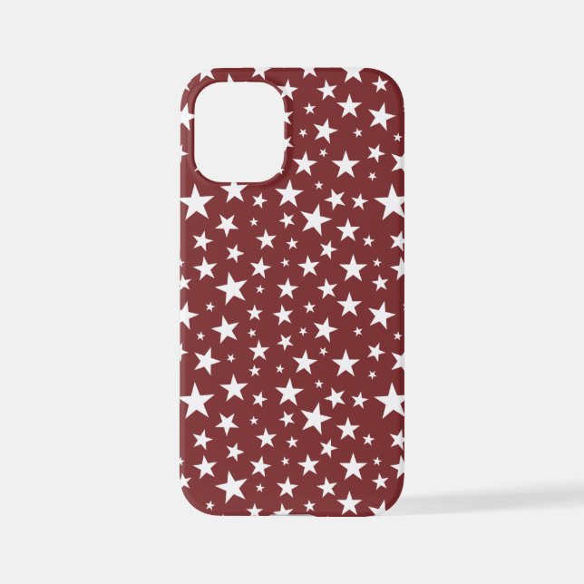 Coque iPhone Motif de répétition Star (Verso)