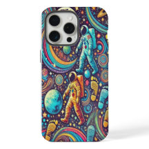 Motif de Spacewalk de l'astronaute coloré