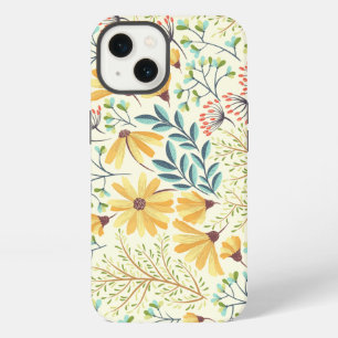 Etui iPhone 13 Motif de surface florale - Papier peint Abstrait é