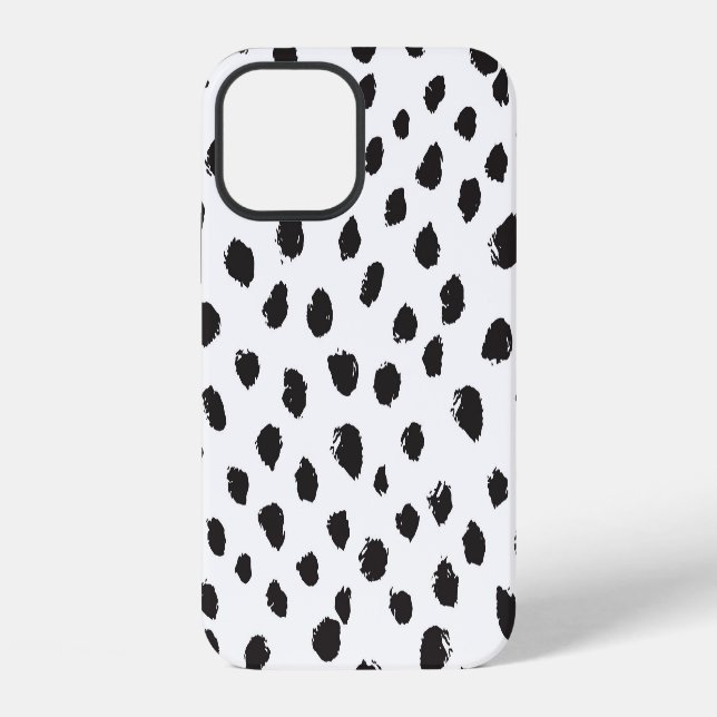 Coque iPhone Motif de texture de léopard : motif transparent vi (Verso)