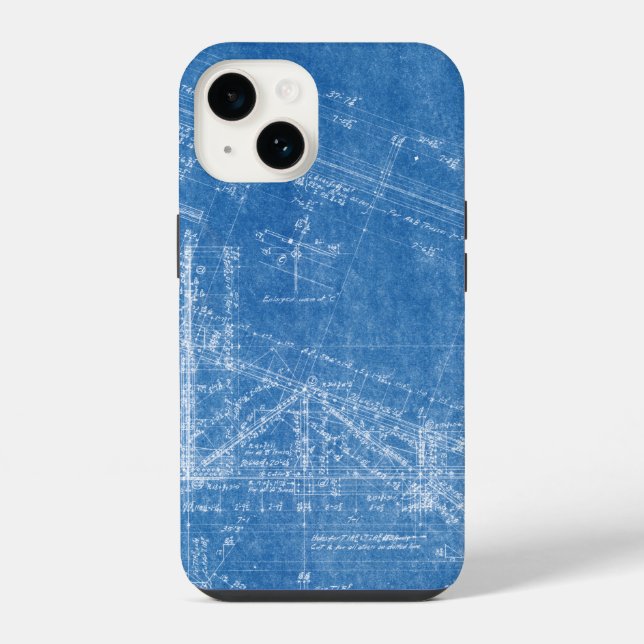 Coque iPhone motif de texture de plan architecture bâtiment bl (Verso)