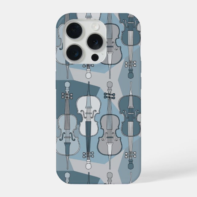 Coque iPhone Motif de violoncelle coloré  (Verso)
