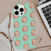 Motif de visage de bébé personnalisé Photo de bébé
