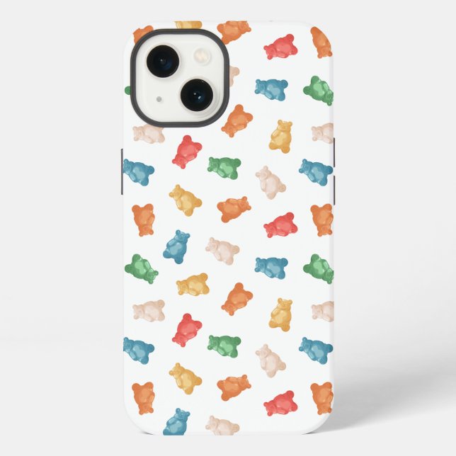 Coque iPhone Motif des ours de gomme (Verso)