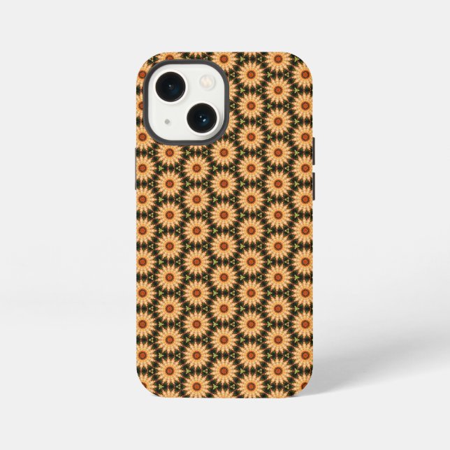 Coque iPhone motif d'été fleuri (Verso)