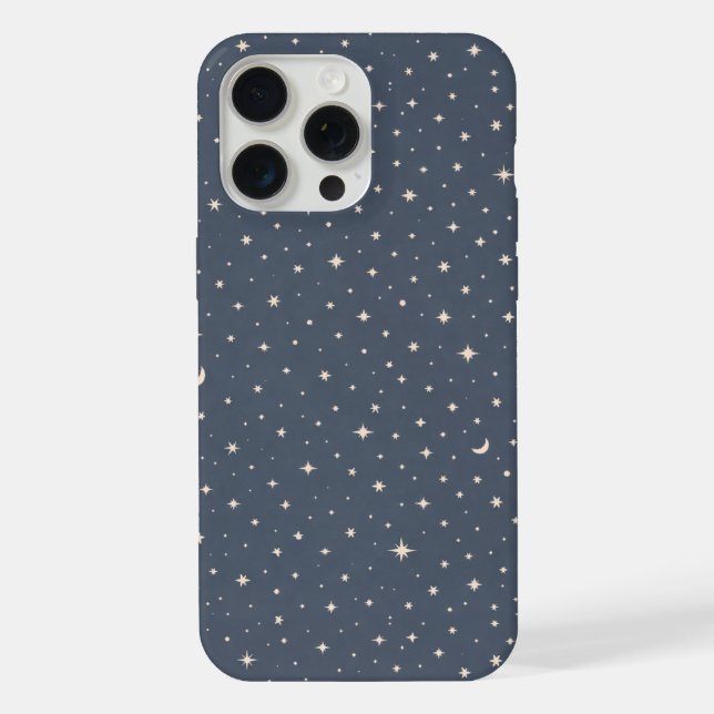 Coque iPhone Motif d'étoile douce Esthétique (Verso)