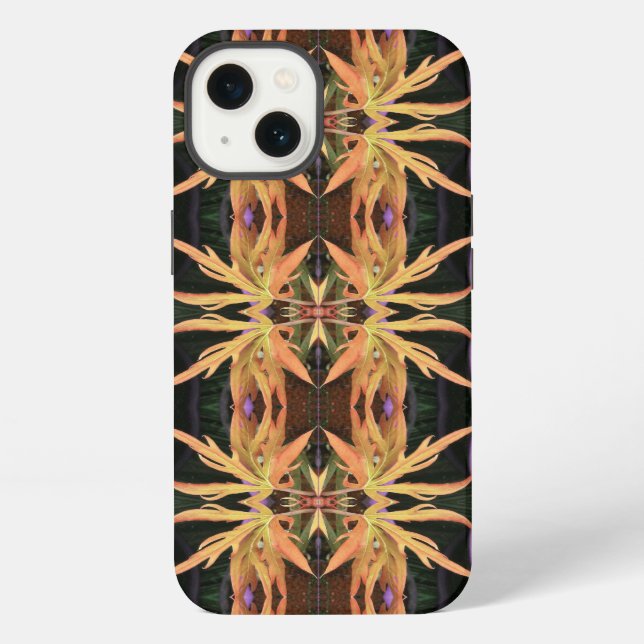 Coque iPhone Motif d'étude de feuille (Verso)