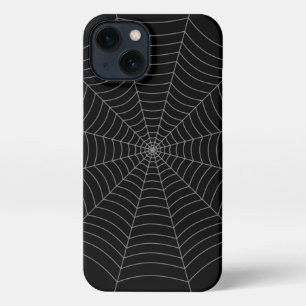 Etui iPhone 13 Motif d'Halloween gris noir