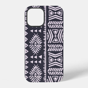 Coque iPhone 12 Motif d'illustration ethnique tribale sans couture