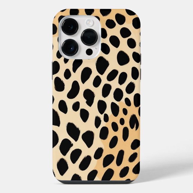 Coque iPhone Motif d'impression Cheetah (Verso)