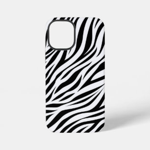 Coque iPhone 12 Mini Motif d'impression de peau d'animal zèbre-15391