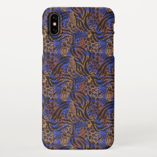 Coque iPhone XS Max Motif d'impression Leopard et Zebra