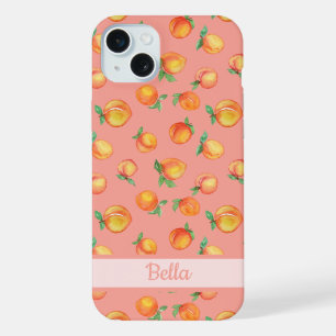 Coque iPhone 15 Plus Motif douce pêche d'été