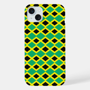 Coque iPhone 15 Plus motif du drapeau jamaïcain