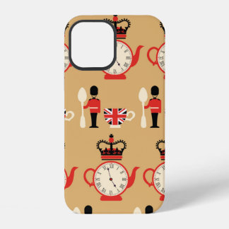 Coque iPhone 12 motif du thé anglais transparent