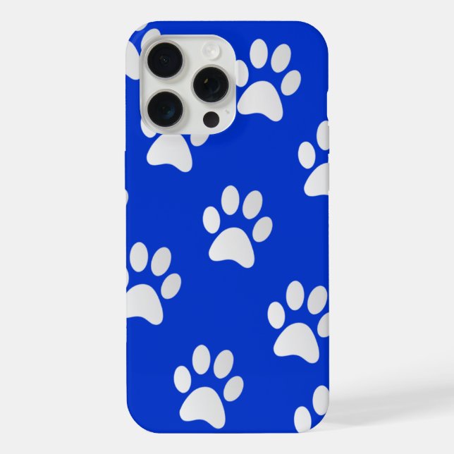 Coque iPhone Motif empreinte de patte d'animal mignon (Verso)