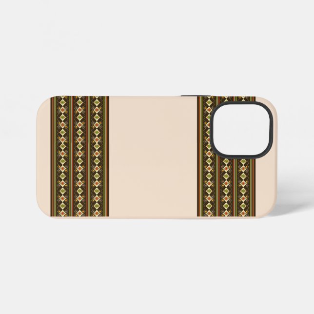 Coque iPhone Motif éthiopien Tebeb (Verso Horizontal)