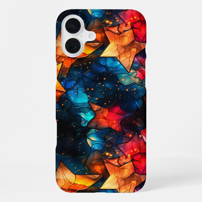 Coque iPhone Motif étoile d'art (Verso)