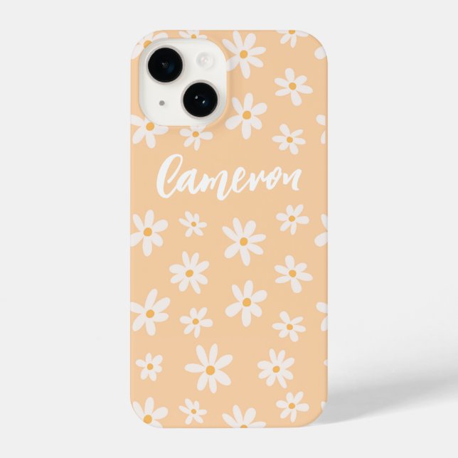 Coque iPhone Motif Fleur Cute Daisy (Verso)