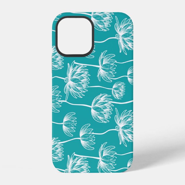 Coque iPhone Motif fleur de lotus (Verso)