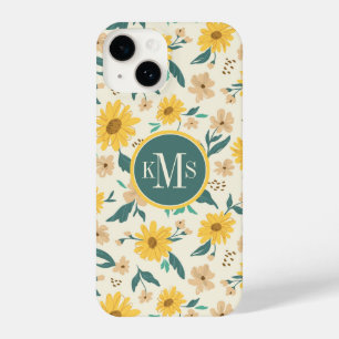 Coque Pour iPhone 14 Motif Fleur de marguerite jaune