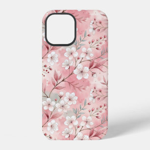 Coque iPhone 12 Motif Fleur de Sakura Rose
