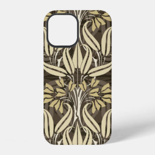 Coque iPhone 12 motif fleuri dans un style moderne