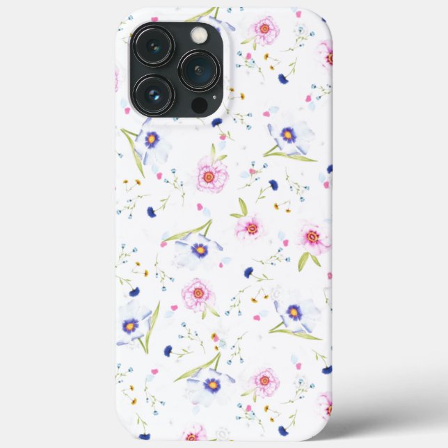 Coque iphone Motif Fleurs design frais (Verso)