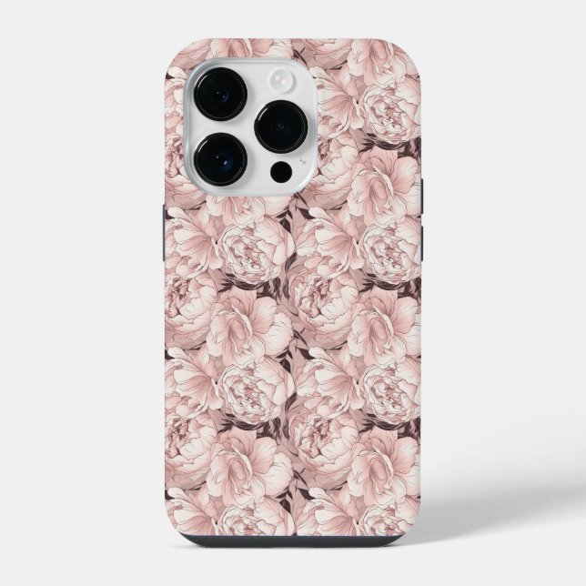 Coque iPhone Motif floral (Verso)