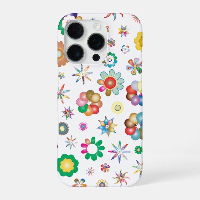 Coque iPhone Motif floral (Verso)