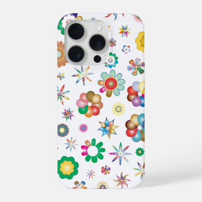 Coque iPhone Motif floral (Verso)