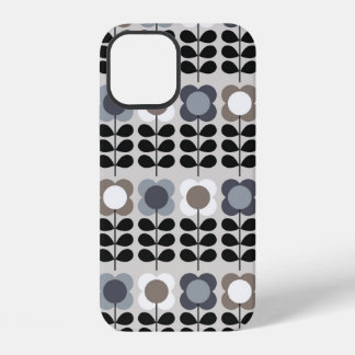 Coque iPhone 12 Motif floral abstrait sans couture. Style nordique