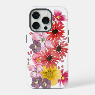 Coque iPhone 15 Pro Motif floral aquarelle iPhone 6