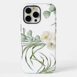Coque iPhone 16 Pro Max Motif floral aquarelle sans couture
