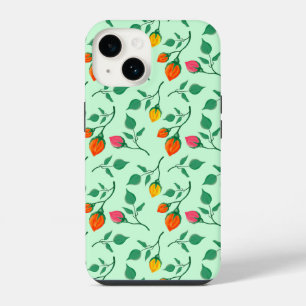 Coque Pour iPhone 14 Motif floral avec fleurs de rose colorées